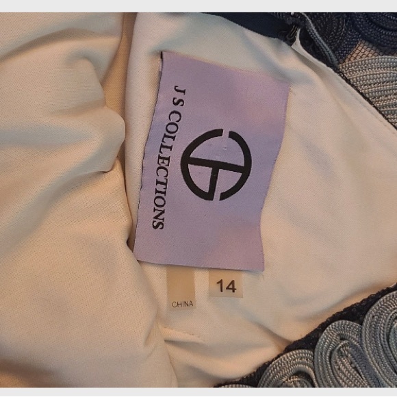 Jackie Soutache JS Collection MIDI Evening Gown - Picture 5 of 7